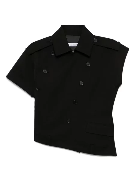 Kołnierzykowy bluzka Rokh czarna