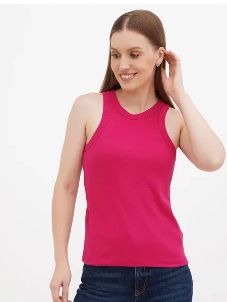 Майка HiBrand малиновий бавовна/поліестер