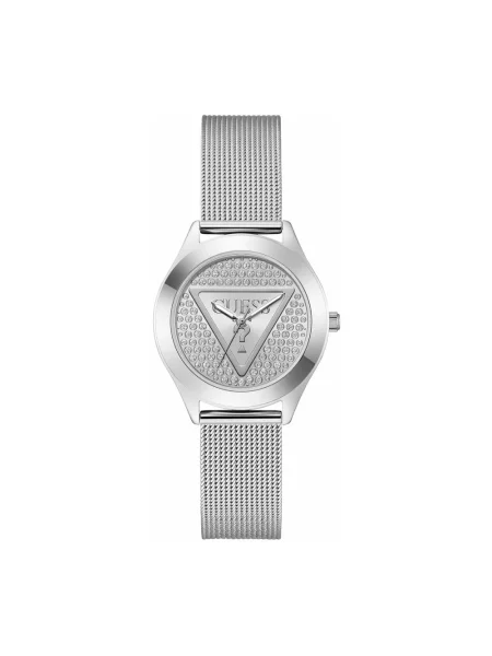 Zegarek Guess z logo szary