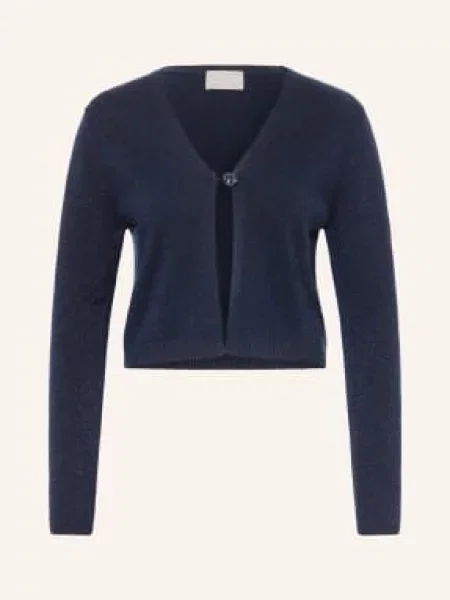 Hemisphere Sweter Z Kaszmiru Z Błyszczącą Przędzą blau granatowy