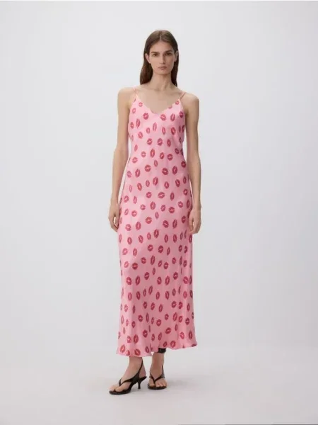 Reserved Rochie din cu model multicolor