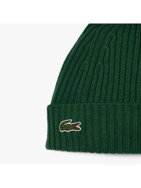 Шапка Lacoste зеленая
