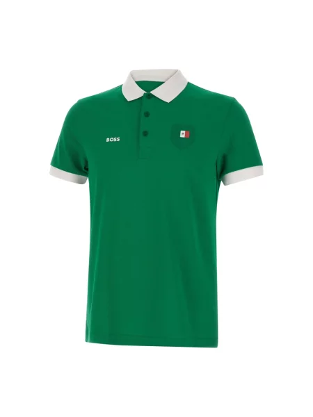 Koszulka polo Hugo zielona
