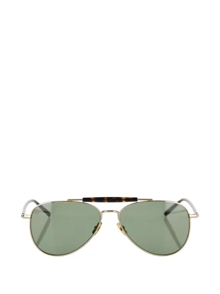 Ochelari de soare aviator Saint Laurent Eyewear maro