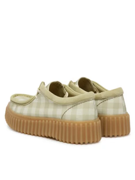Clarks Nizki čevlji Torhill Bee zelena