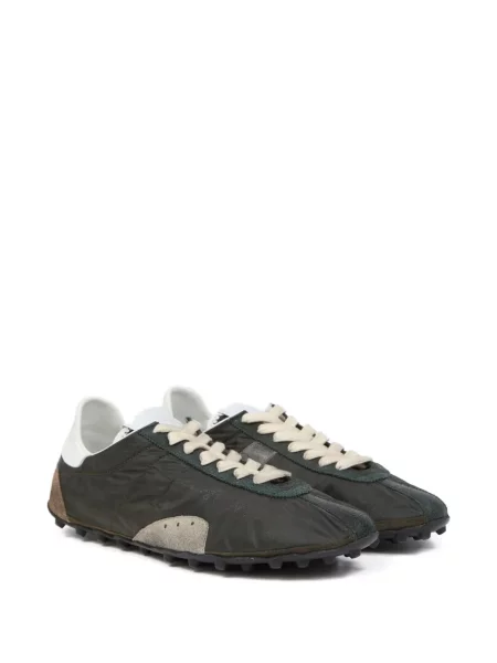 Sneakerși Maison Margiela din piele verde