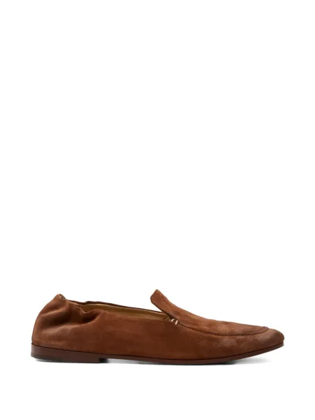 Pantofi loafer Marsell din piele de căprioară maro