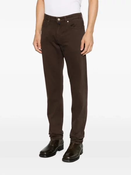 Pantaloni Incotex cu 5 buzunare maro