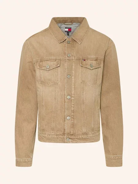 Tommy Jeans Kurtka Jeansowa Ryan braun beżowe
