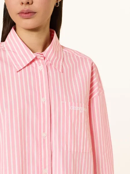 Tommy Jeans Oversized Košile / světle růžová
