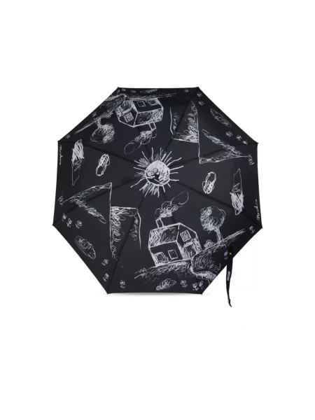 Parasol Moschino czarny