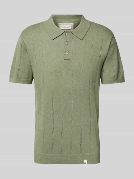 Koszulka polo o kroju slim fit z detalem z logo Colours & Sons biała