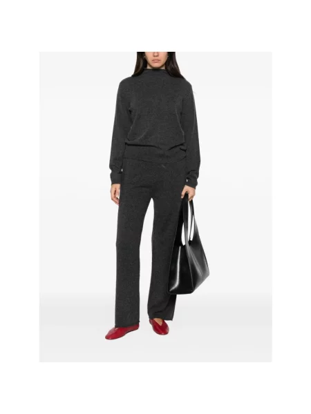 Sweter z golfem Max Mara do golfa szary