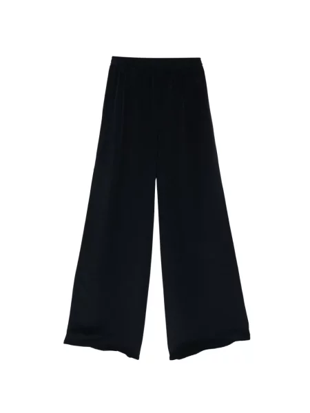 Μεταξωτό παντελόνι Max Mara μπλε
