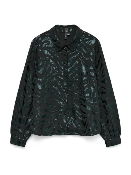 VERO MODA Bluza VMCARLA marine črna