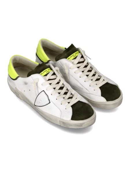 Buty do tenisa Philippe Model zamszowe do tenisa białe