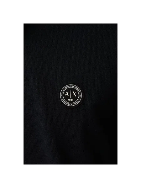 Koszula Armani Exchange z długim rękawem niebieska