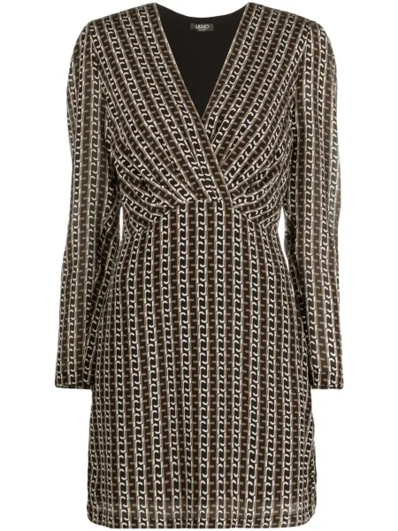 Colier Liu Jo de mătase cu imagine negru