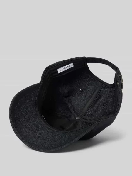 Calvin Klein Czapka Kobiety Sztuczne włókno wzorzysty ONE SIZE czarny