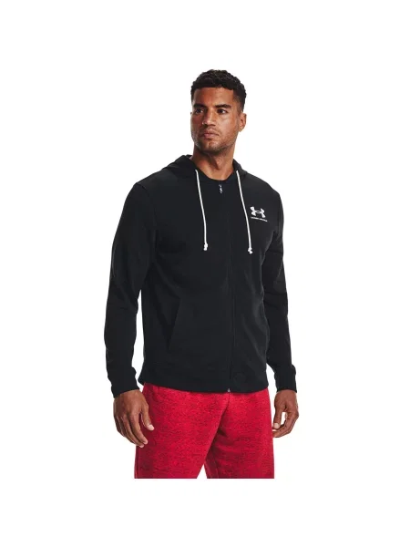 Geacă Under Armour din material terry alb
