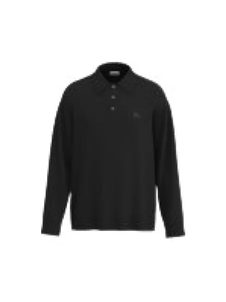 Koszulka polo Burberry czarna