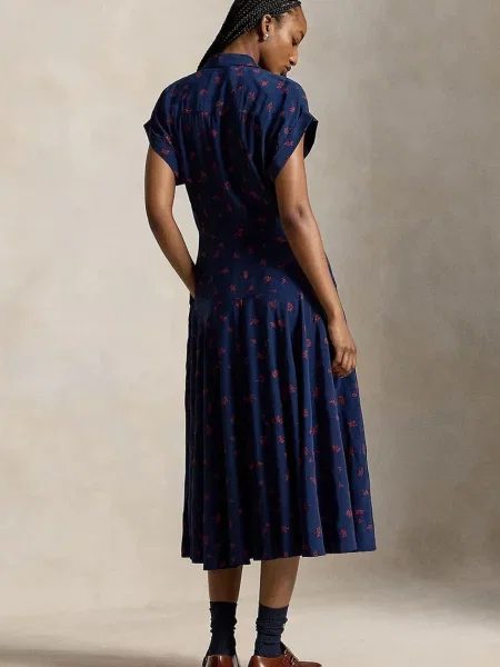 Polo Ralph Lauren rochie evazată din vâscoză