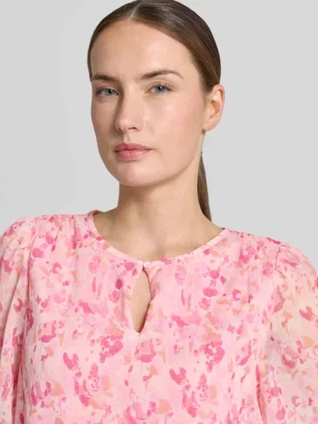 Bluzka koszulowa z wycięciem w kształcie łezki model EMMA' Vila
