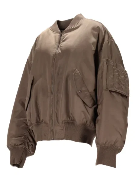 Bomber bunda Saint Laurent hnědá