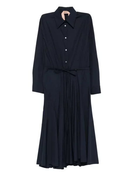 Rochie midi N°21 până la genunchi de costum albastru