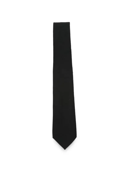 Cravată Canali de lână negru