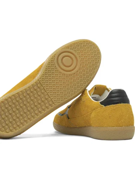 Sneakerși Alohas din piele de căprioară galben