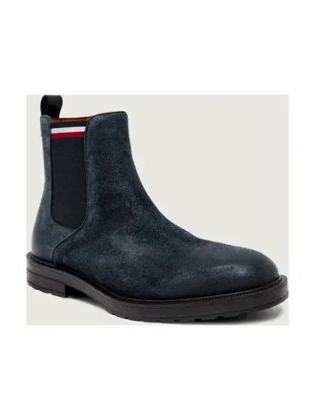 Tommy Hilfiger Ghete chelsea Chelsea | piele întoarsă