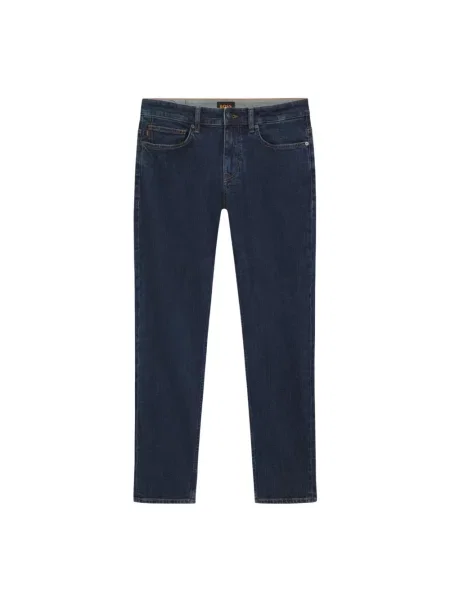Jeansy o kroju slim fit z Mieszanka bawełny Model DELAWARE BO' Boss Orange niebieskie