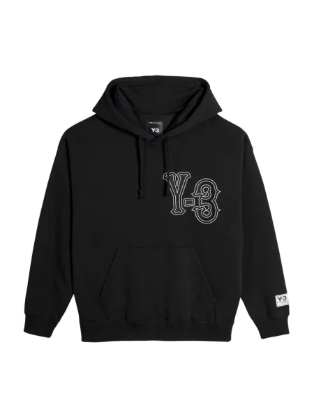 Graficzny bluza z kapturem Y-3 czarna