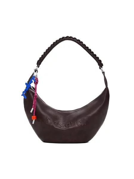 Crossbody torbica Desigual smeđa