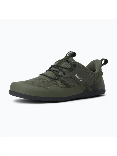 Férfi barefoot cipő Xero Shoes Prio Easy On army green. Méret: 42 EU zöld