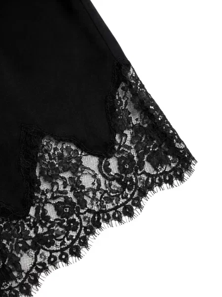 Pantaloni Reformation de mătase negru
