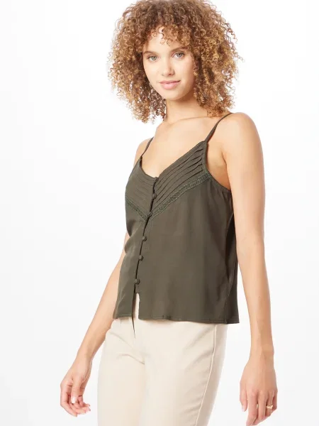 ABOUT YOU Top Vivian închis verde