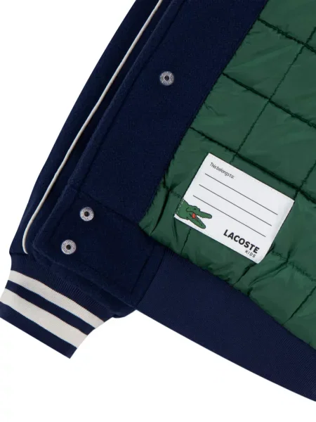 Kurtka dziecięca Lacoste niebieska