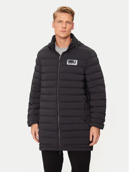 Emporio Armani Пухено яке PNHAZ черен