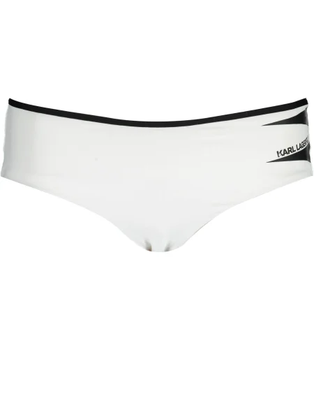 Costum de baie Karl Lagerfeld Beachwear alb