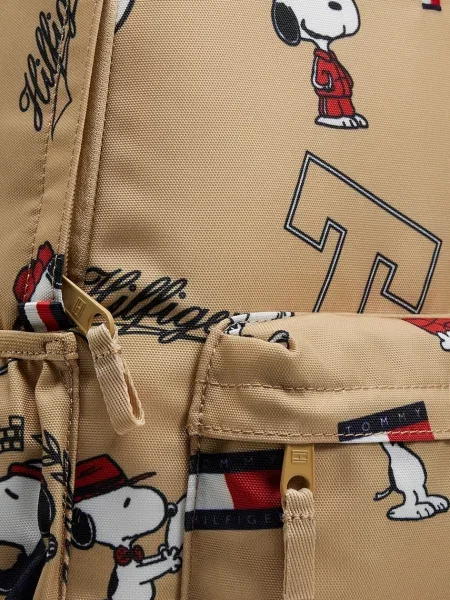 Tommy Hilfiger раница за училище за деца x Peanuts бежово