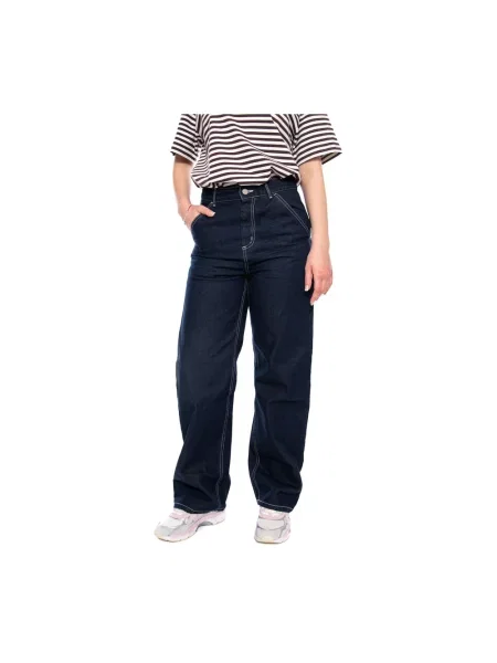 Jeansy Carhartt Wip niebieskie
