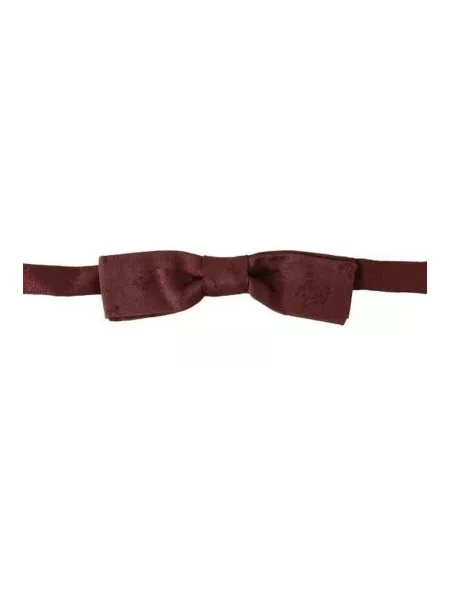 Jedwabny krawat Dolce And Gabbana brązowy