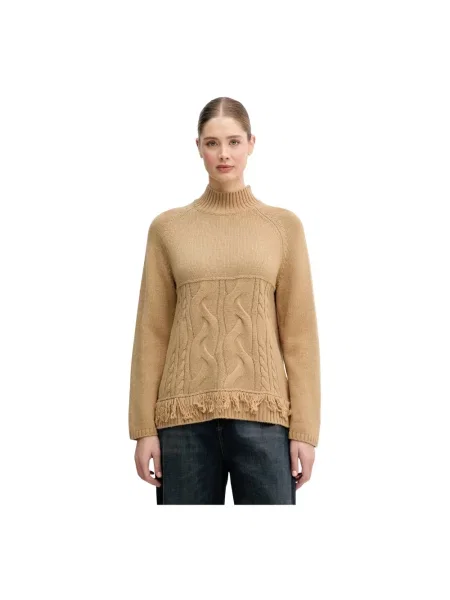 Sweter Benetton brązowy