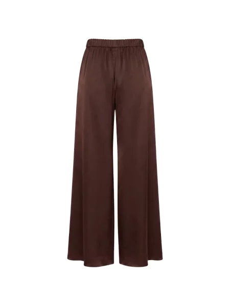 Pantaloni Peter Cohen de mătase maro