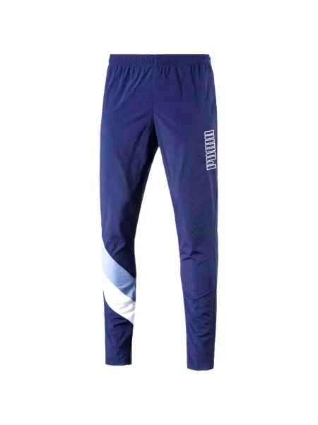 Pantaloni Puma alergare albastru