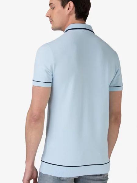Поло Lacoste блакитне