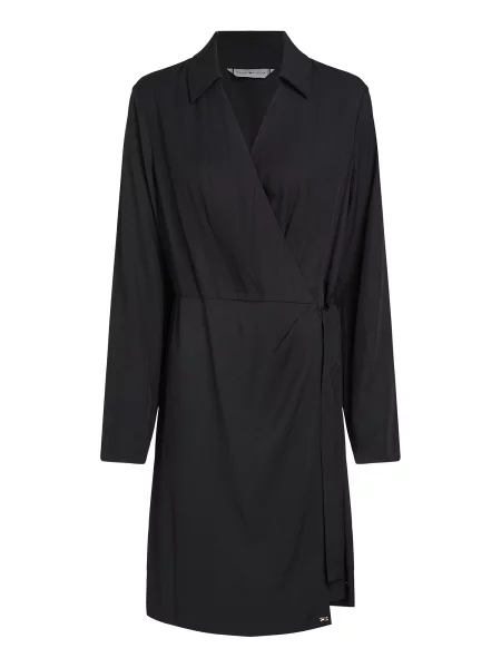 TOMMY HILFIGER Obleka črna