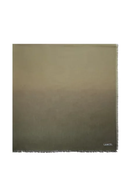 Šal Lancel na rese siva